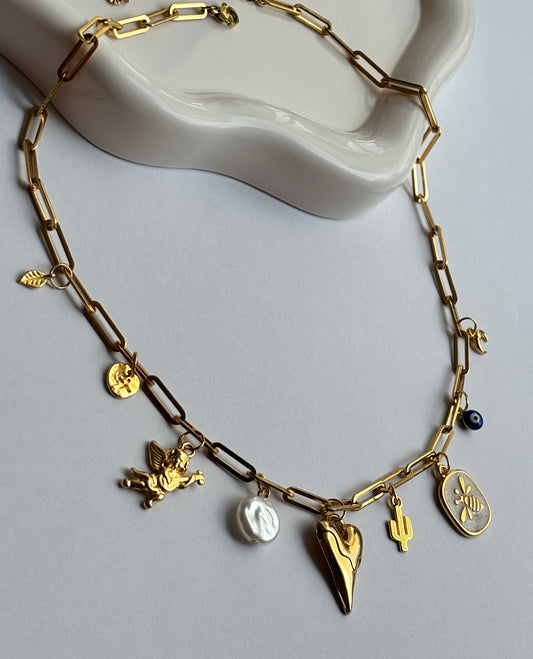 Collier en acier inoxydable personnalisable CHIARA