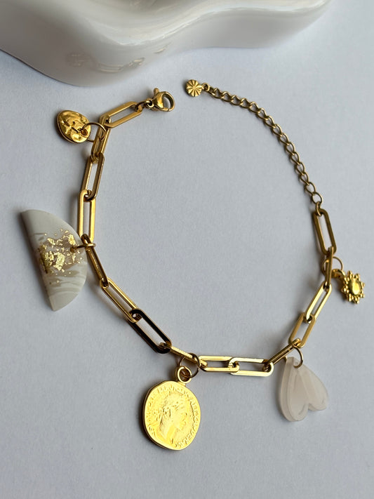 Bracelet en acier inoxydable personnalisable CHIARA