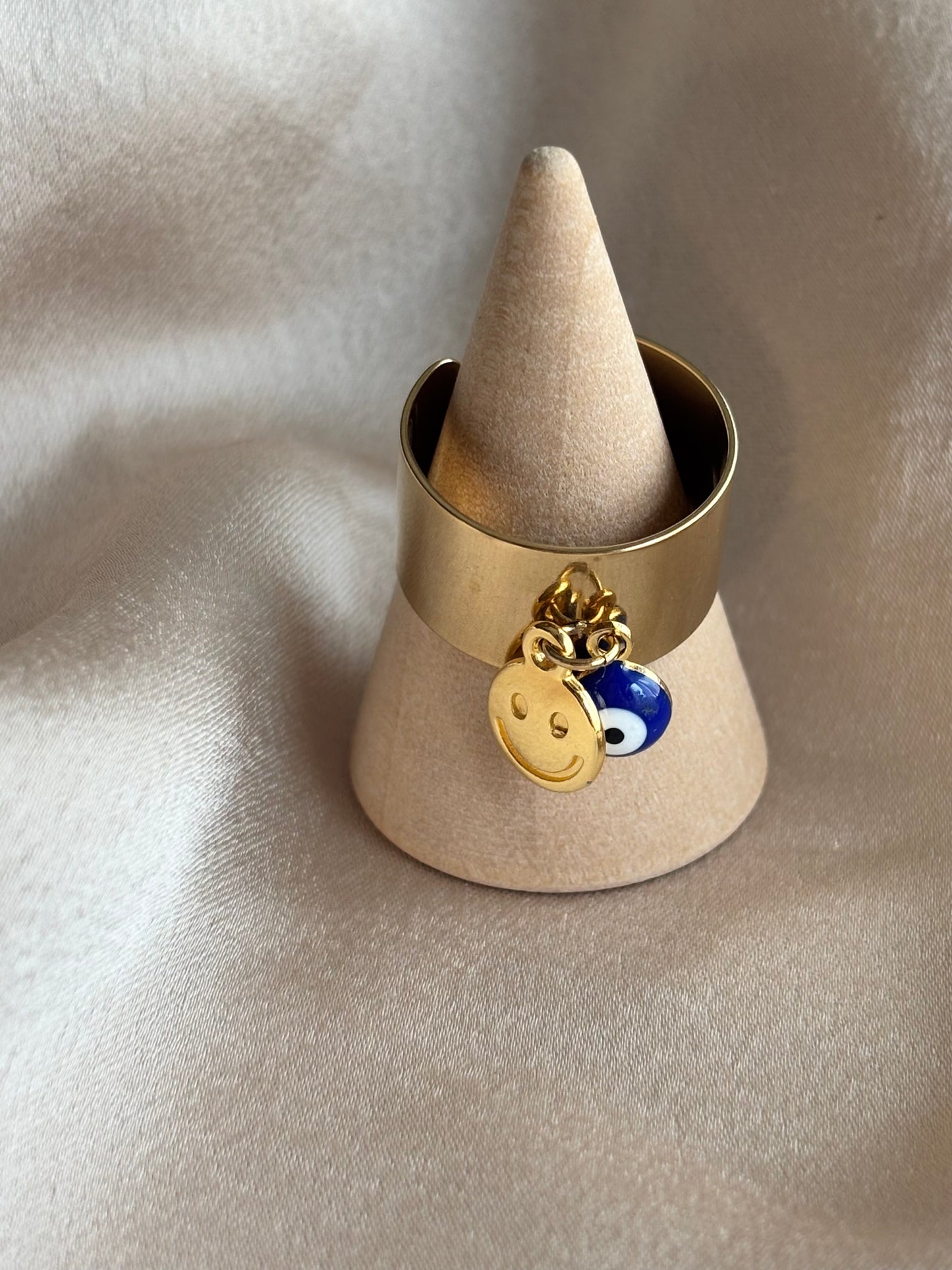 Bague en acier inoxydable personnalisable ELLA