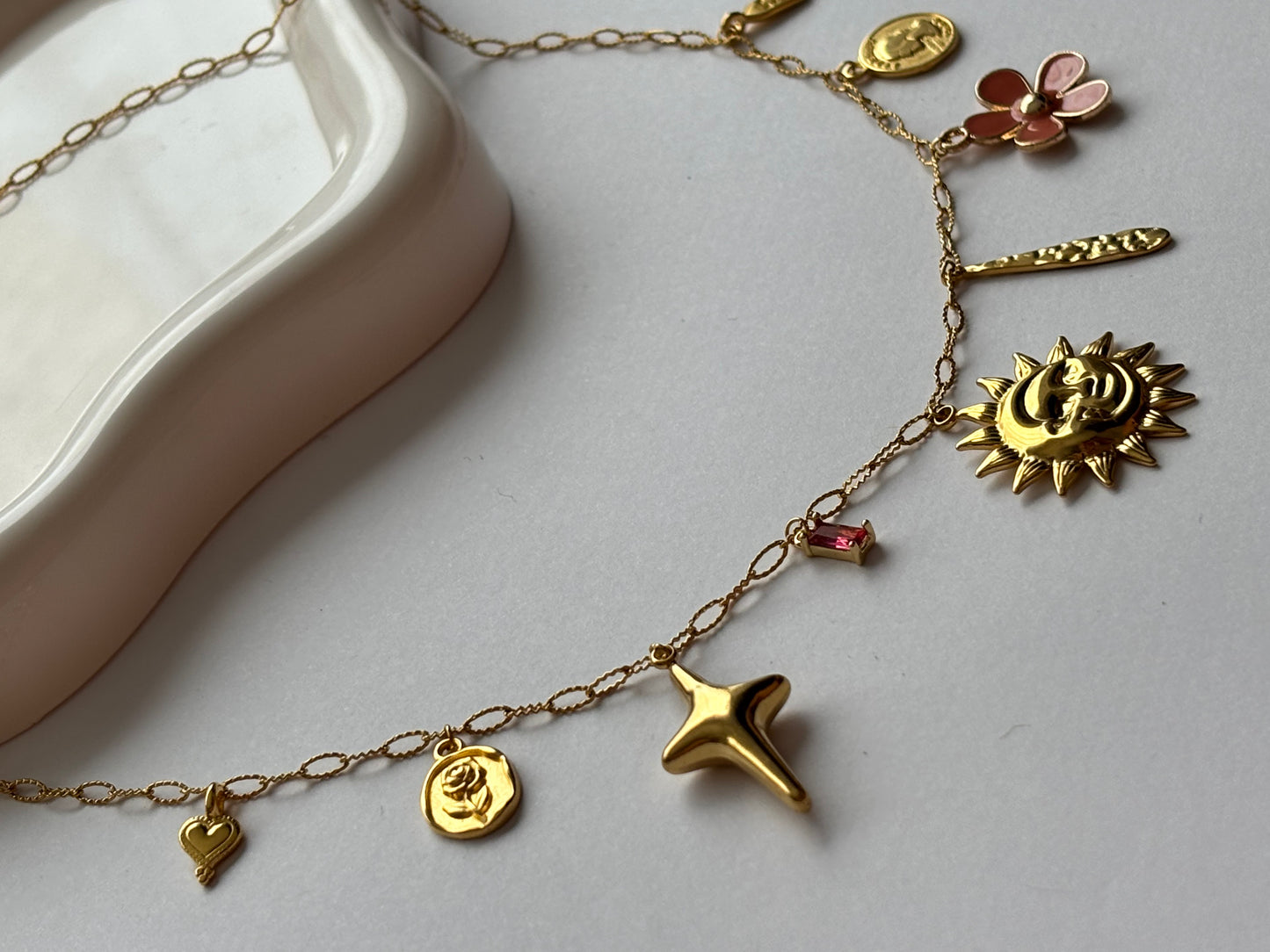 Collier en acier inoxydable personnalisable VALENTINA