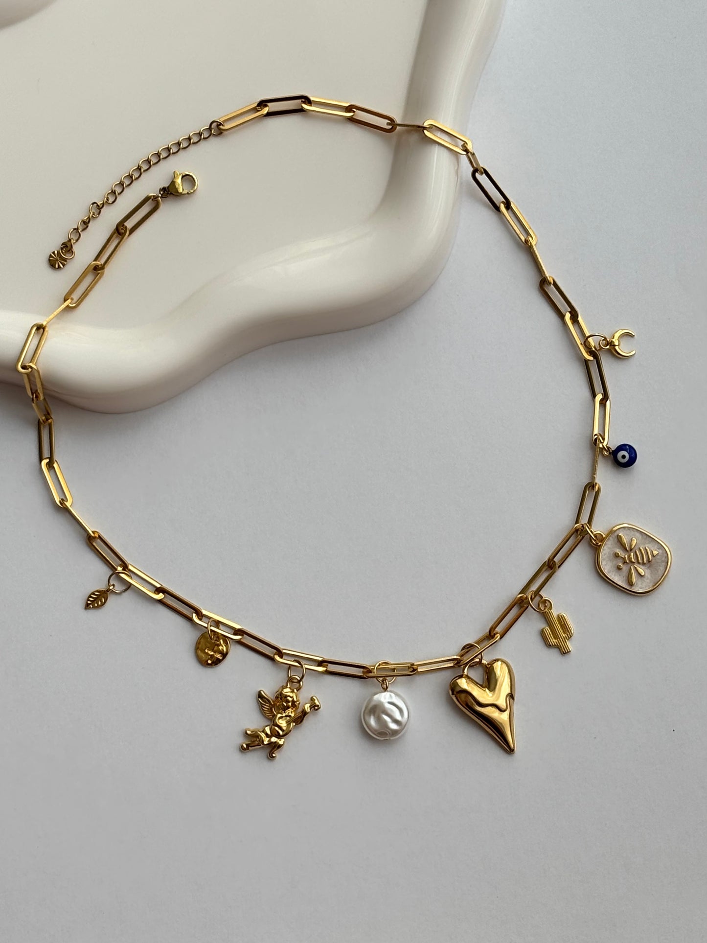 Collier en acier inoxydable personnalisable CHIARA