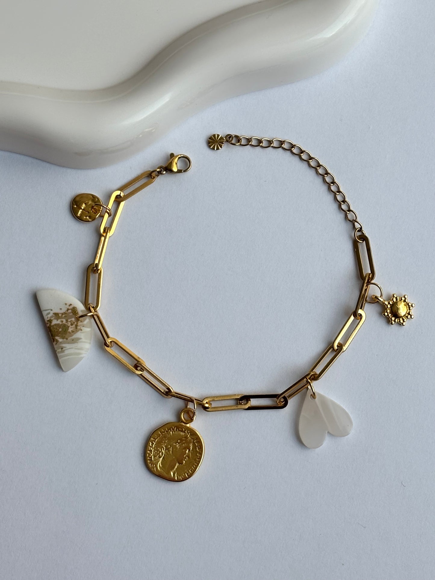 Bracelet en acier inoxydable personnalisable CHIARA